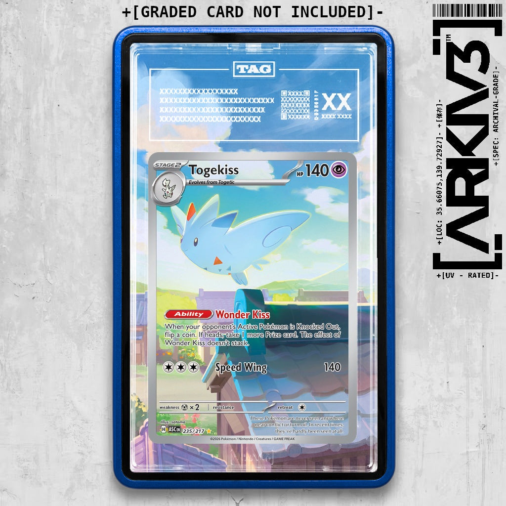 ARKIV3 TAG graded front - Blue