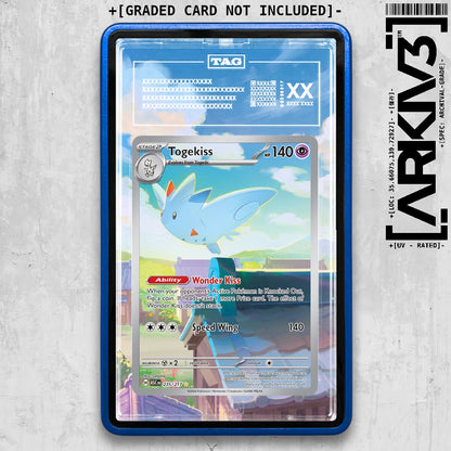 ARKIV3 TAG graded front - Blue