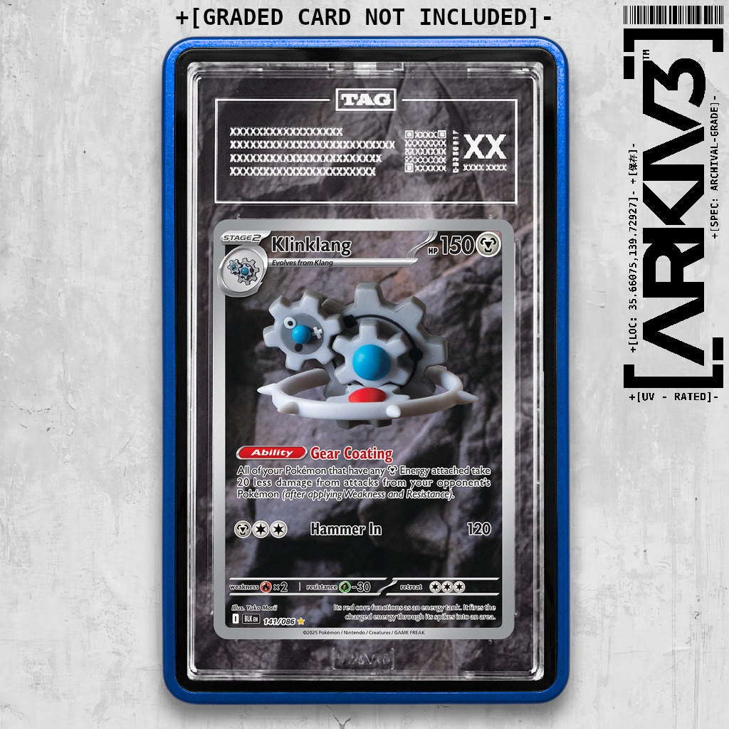 ARKIV3 TAG graded front - Blue
