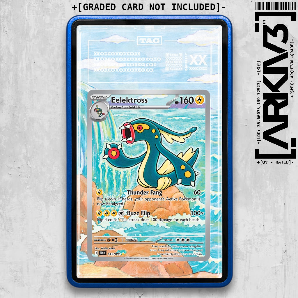 ARKIV3 TAG graded front - Blue