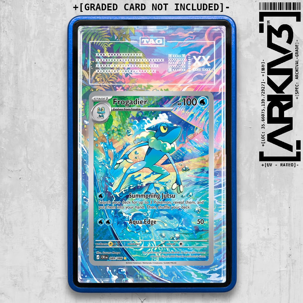 ARKIV3 TAG graded front - Blue