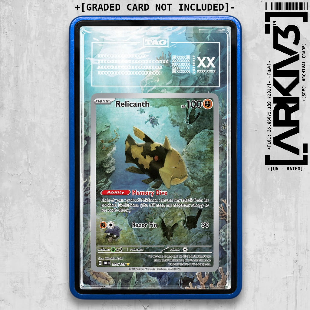 ARKIV3 TAG graded front - Blue