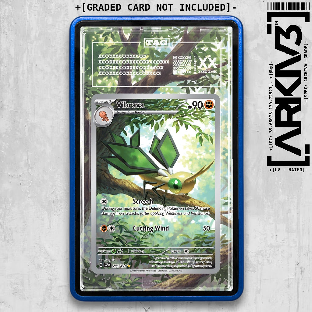 ARKIV3 TAG graded front - Blue