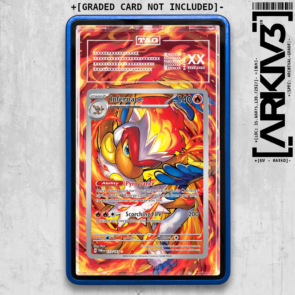 ARKIV3 TAG graded front - Blue