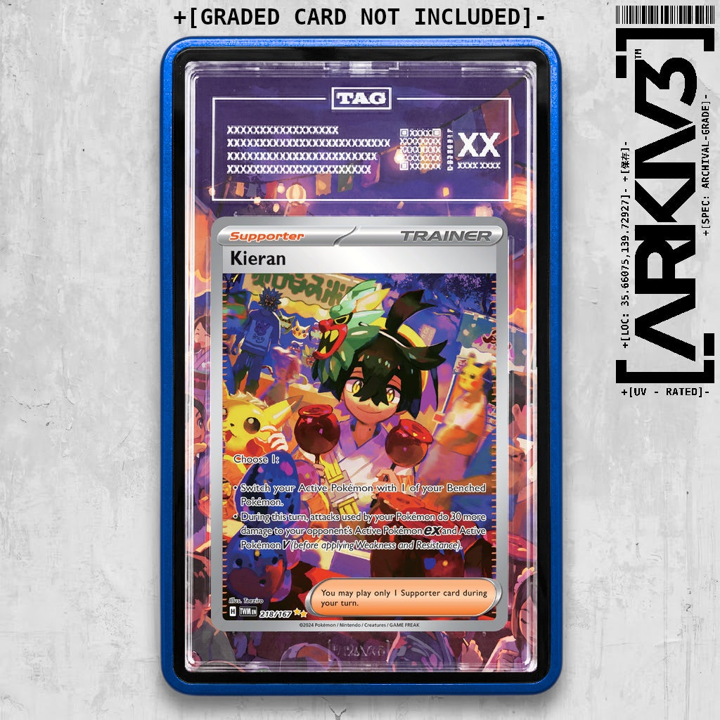 ARKIV3 TAG graded front - Blue
