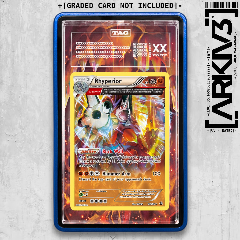 ARKIV3 TAG graded front - Blue