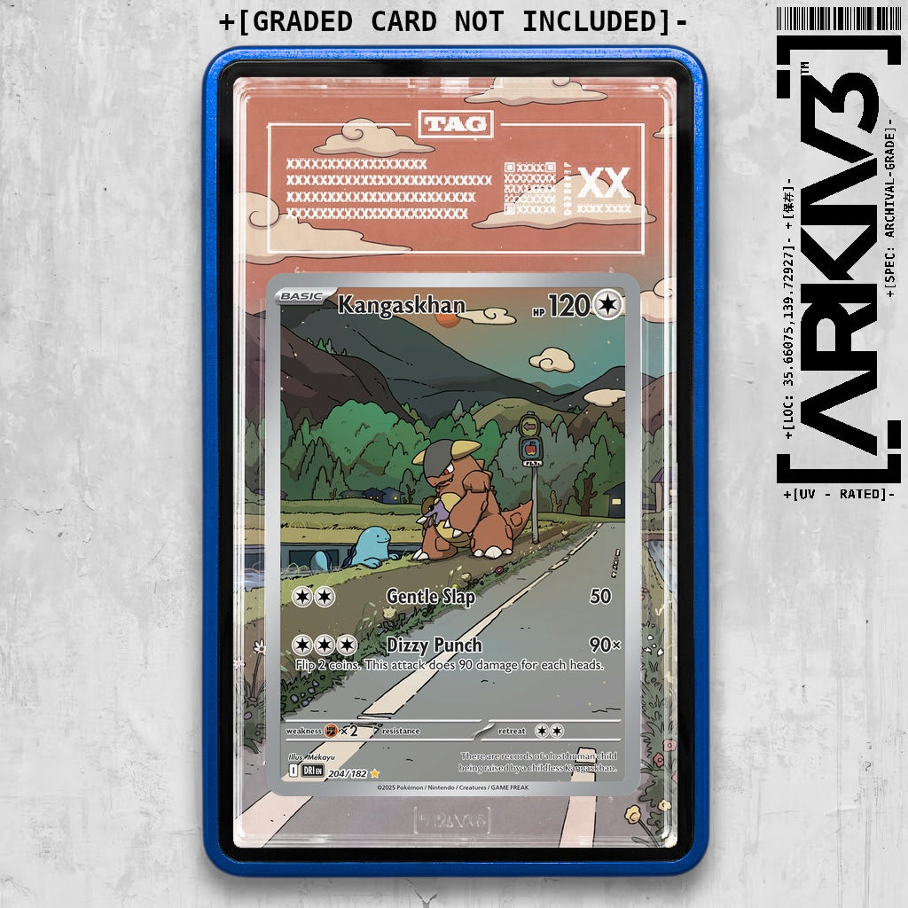 ARKIV3 TAG graded front - Blue