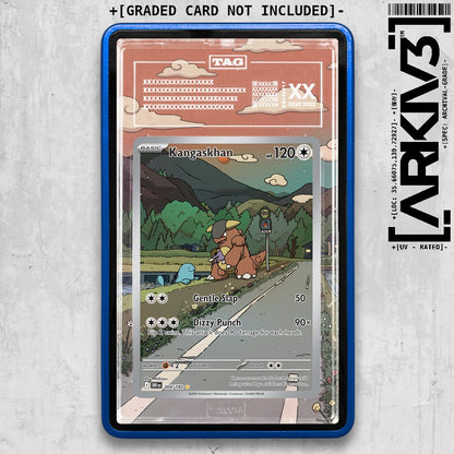 ARKIV3 TAG graded front - Blue