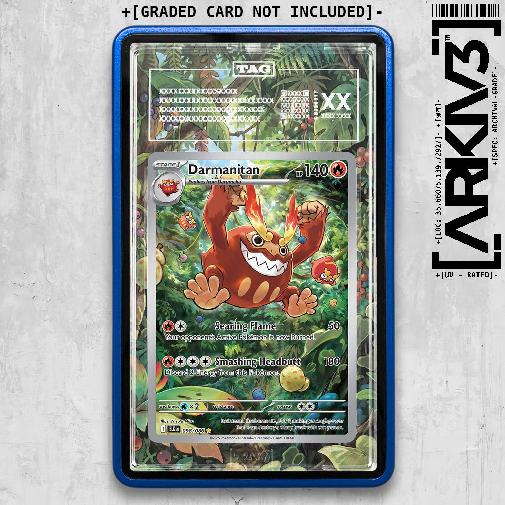 ARKIV3 TAG graded front - Blue