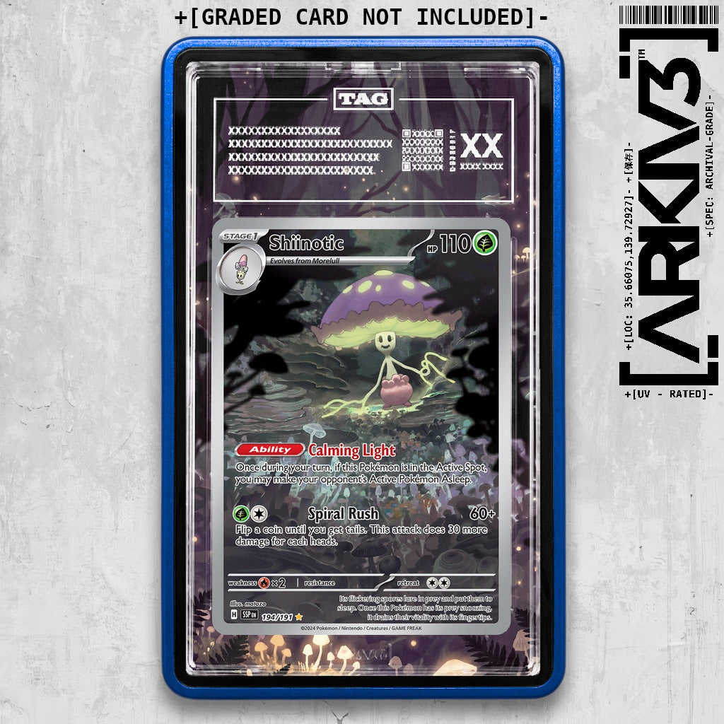 ARKIV3 TAG graded front - Blue