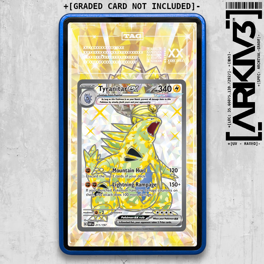 ARKIV3 TAG graded front - Blue