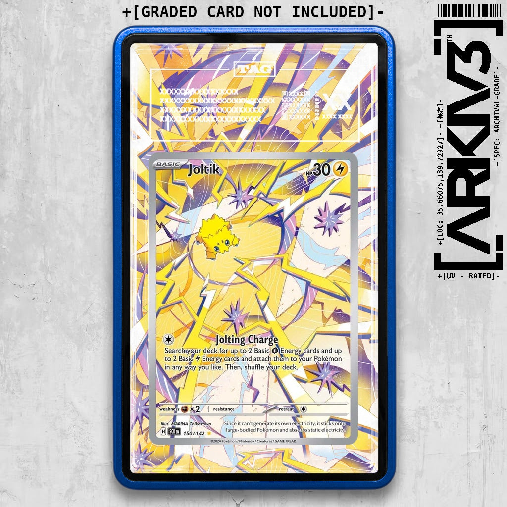 ARKIV3 TAG graded front - Blue