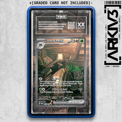 ARKIV3 TAG graded front - Blue
