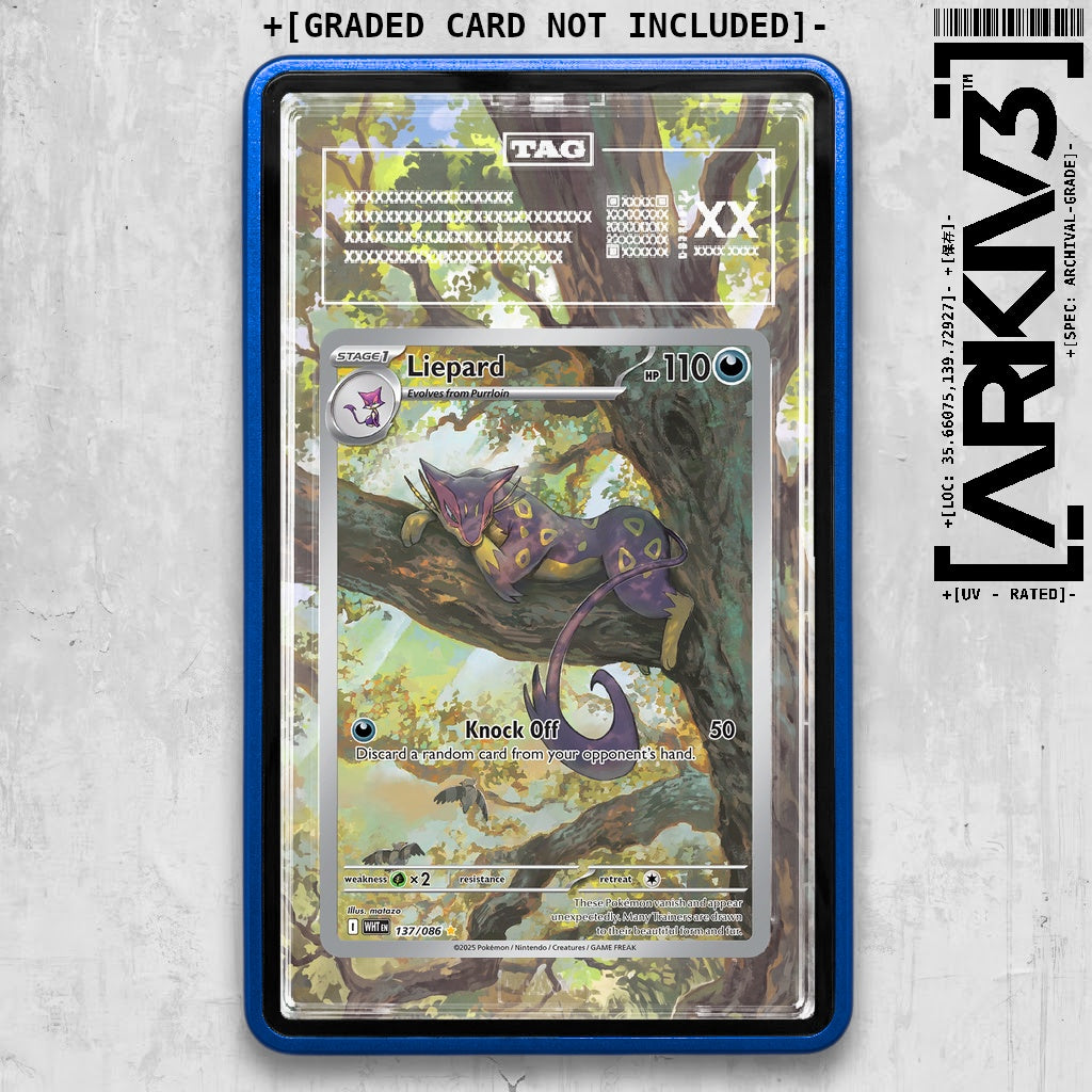 ARKIV3 TAG graded front - Blue