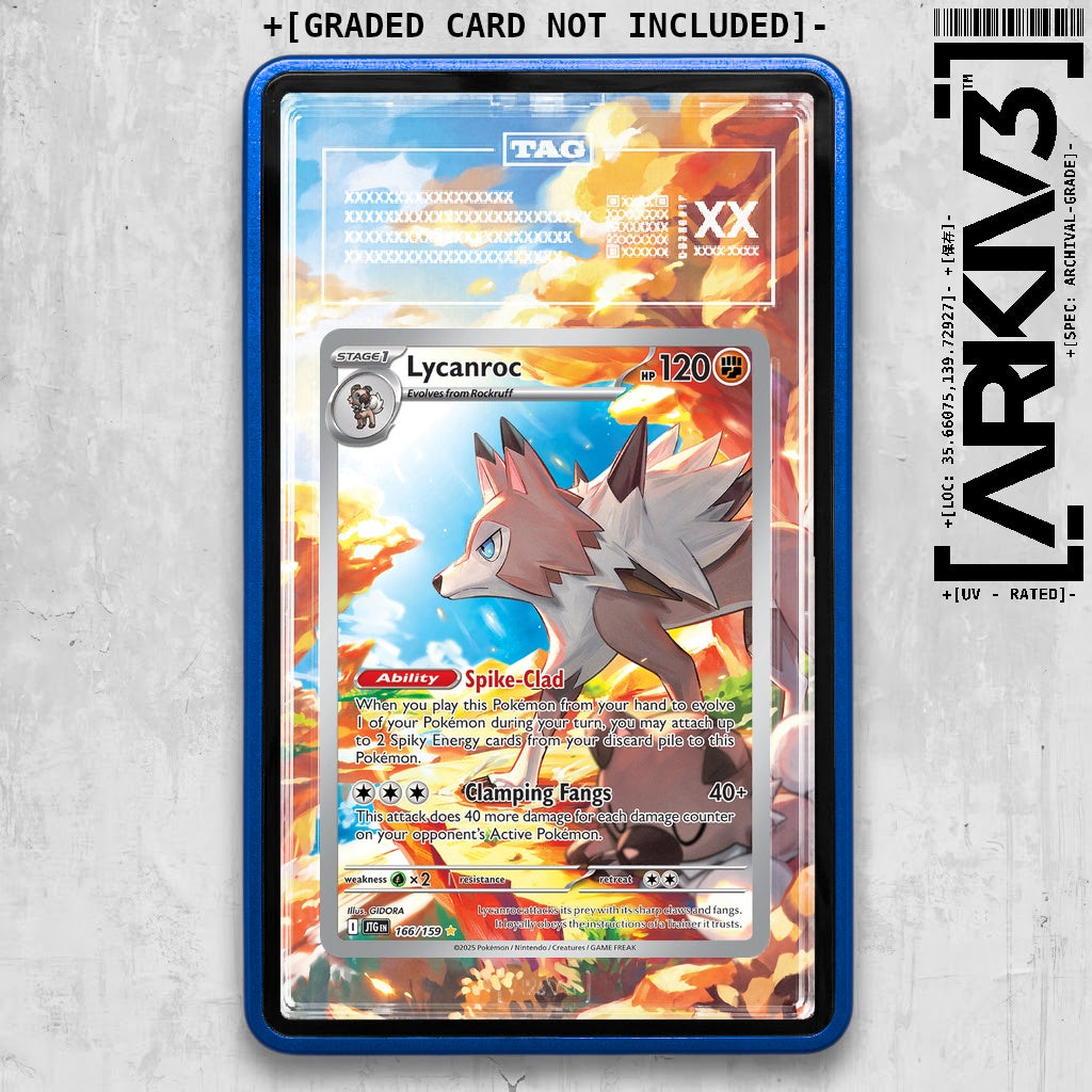 ARKIV3 TAG graded front - Blue