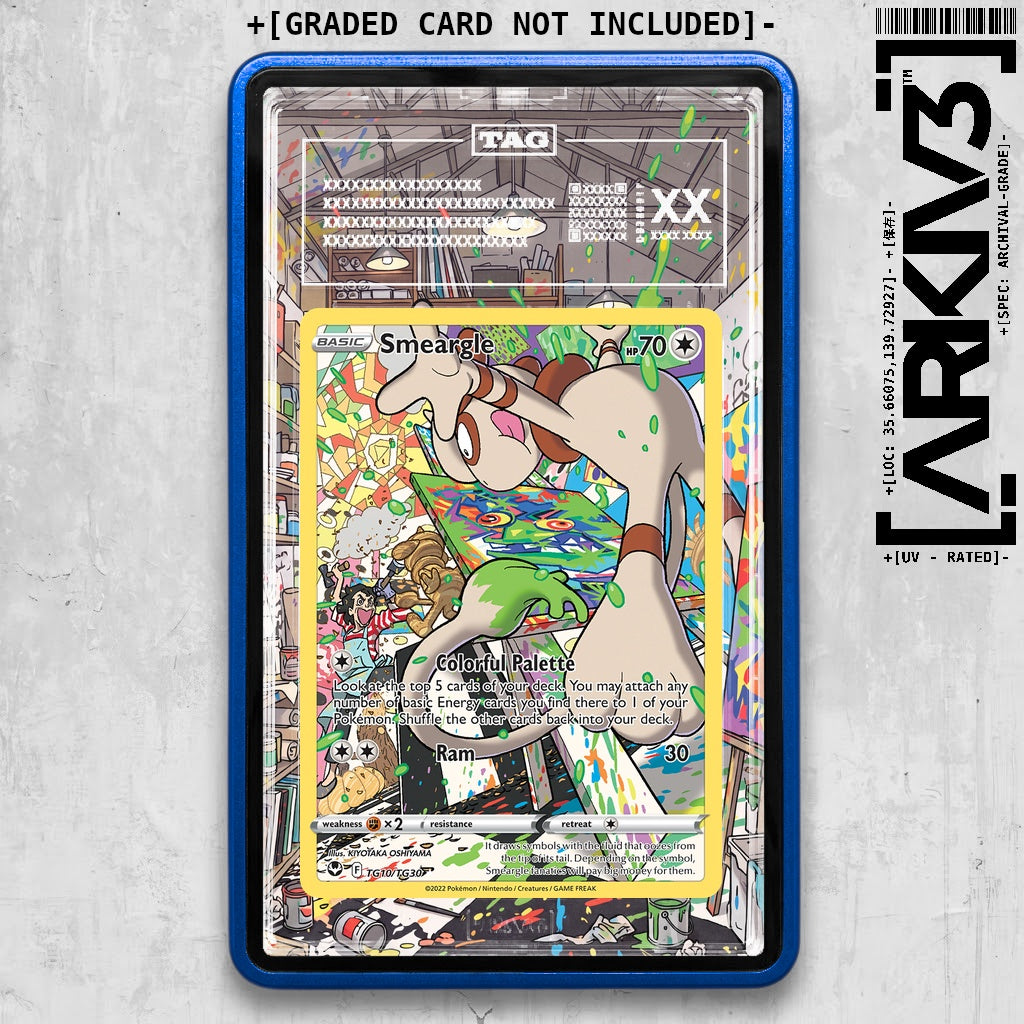 ARKIV3 TAG graded front - Blue