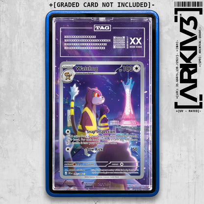 ARKIV3 TAG graded front - Blue