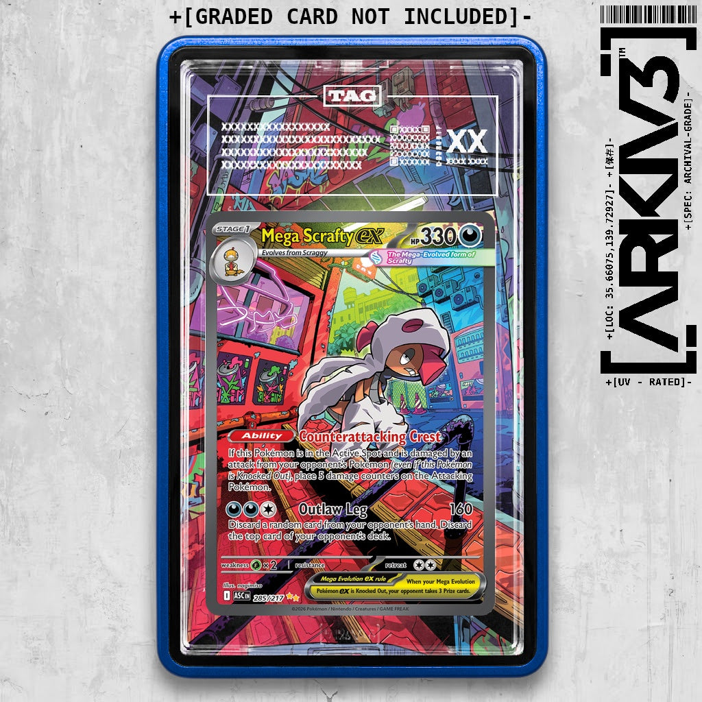 ARKIV3 TAG graded front - Blue