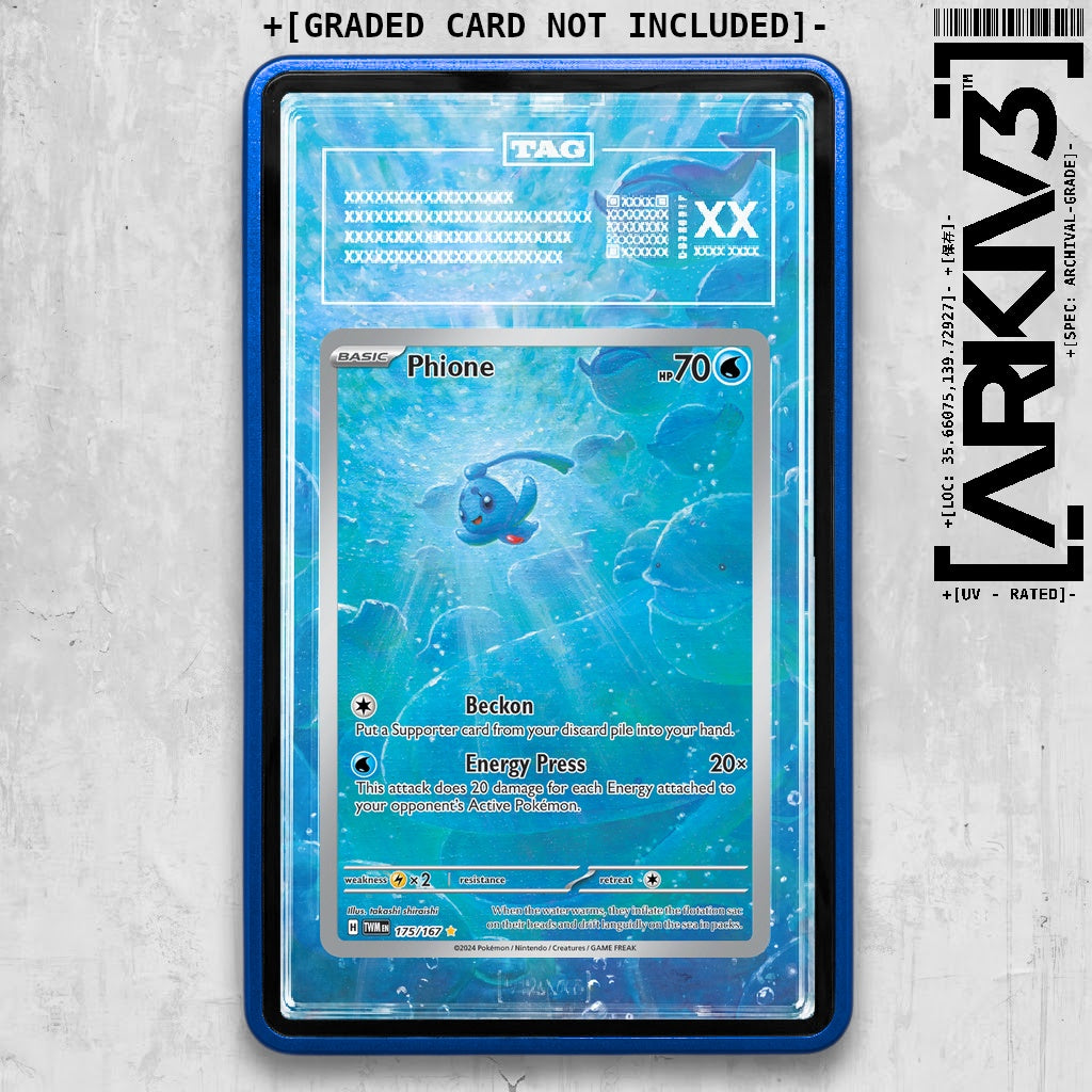 ARKIV3 TAG graded front - Blue