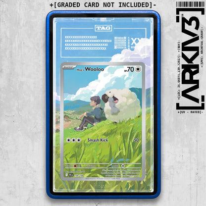 ARKIV3 TAG graded front - Blue