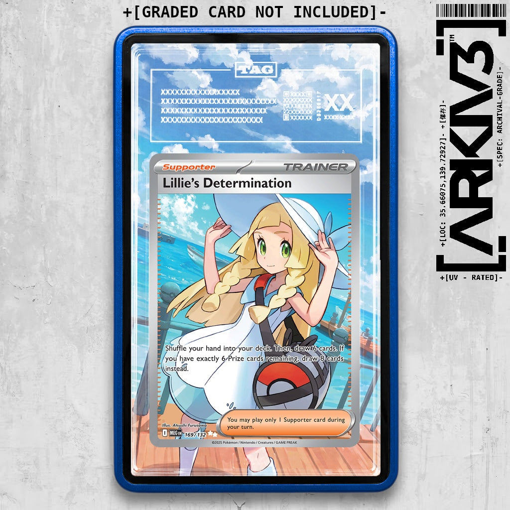 ARKIV3 TAG graded front - Blue