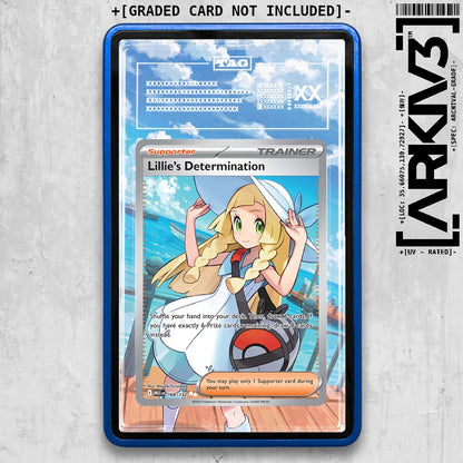 ARKIV3 TAG graded front - Blue