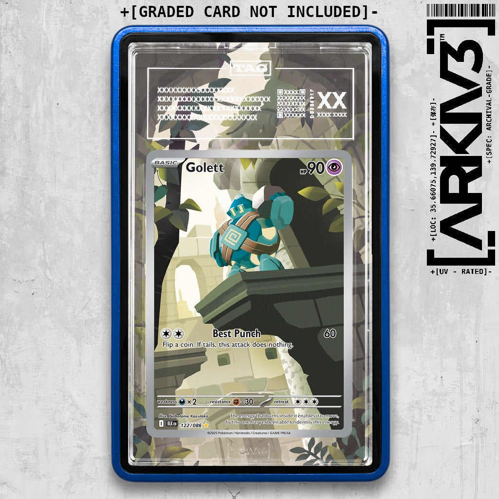 ARKIV3 TAG graded front - Blue