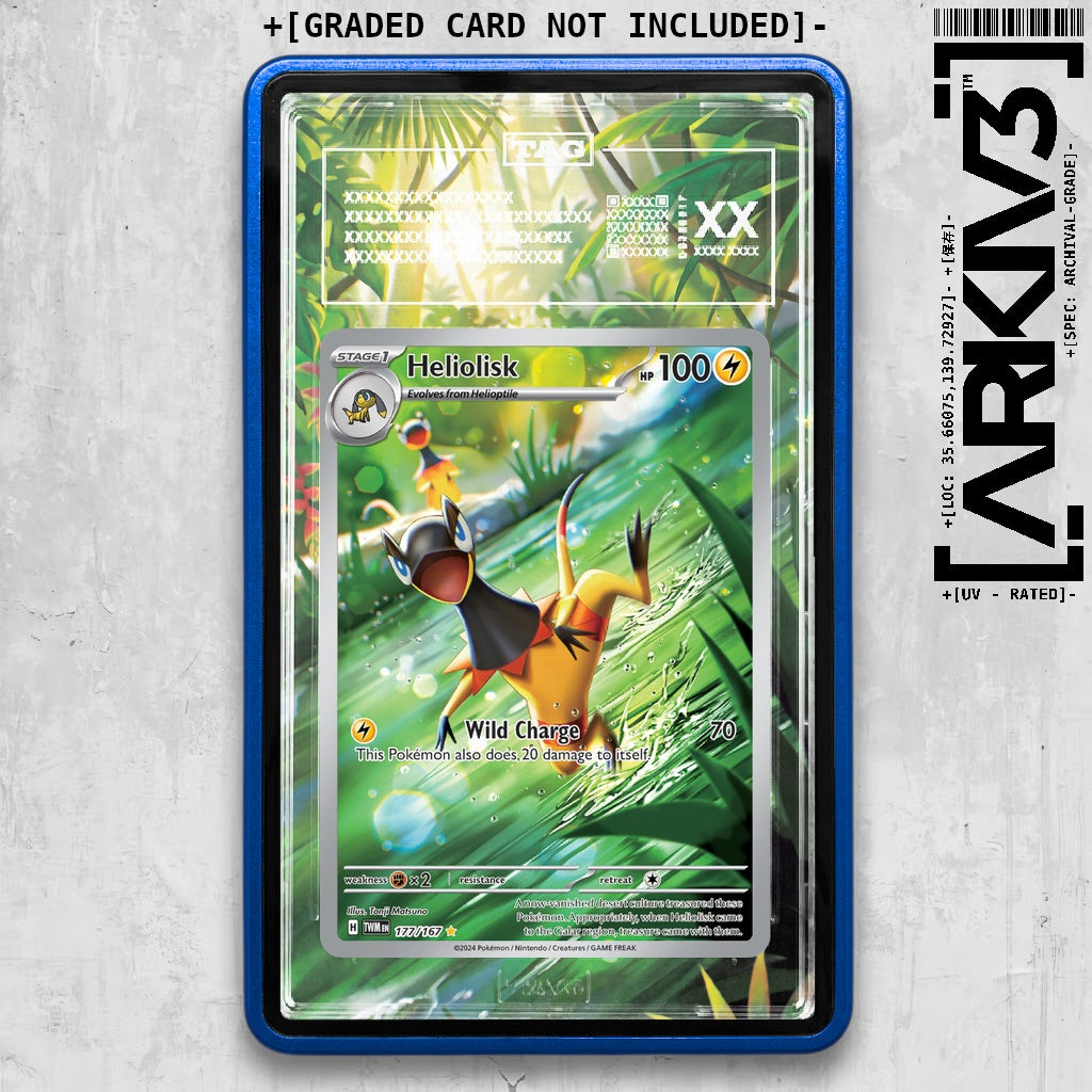 ARKIV3 TAG graded front - Blue