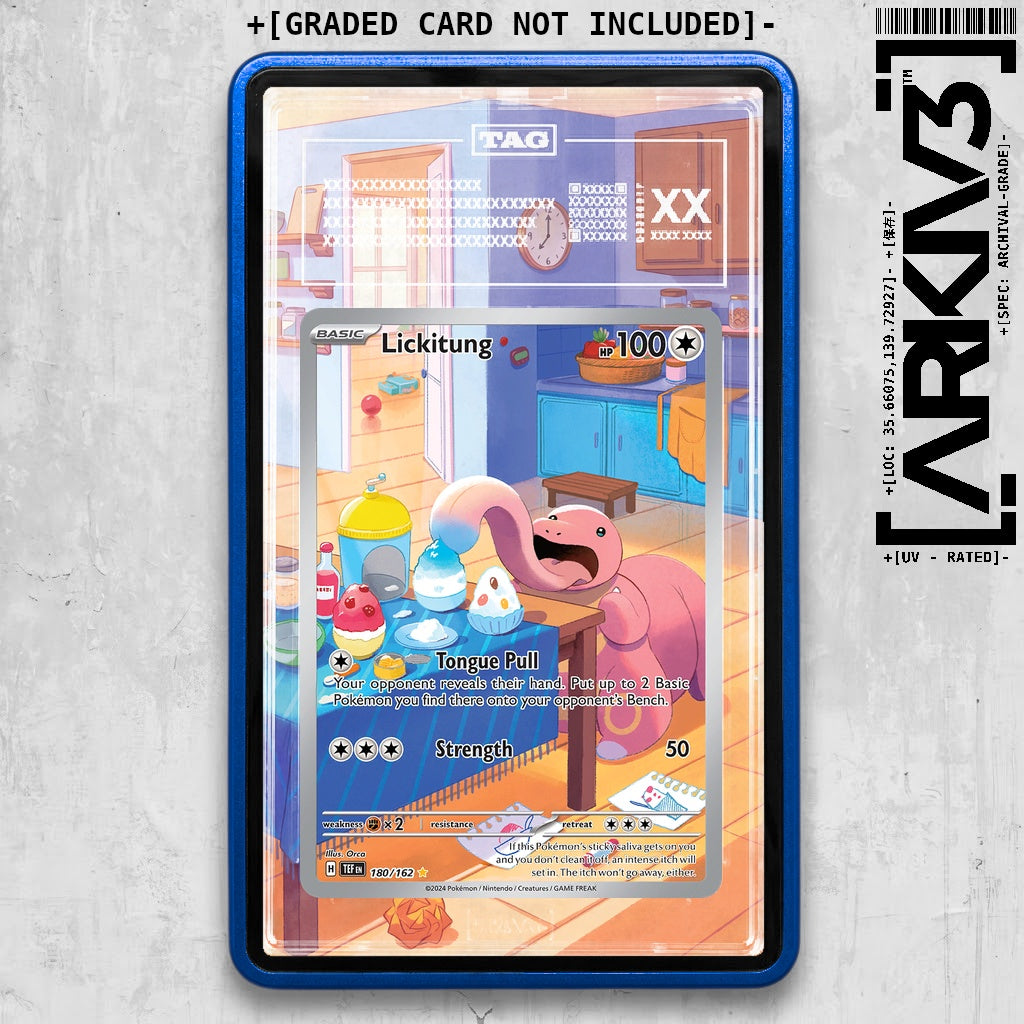 ARKIV3 TAG graded front - Blue
