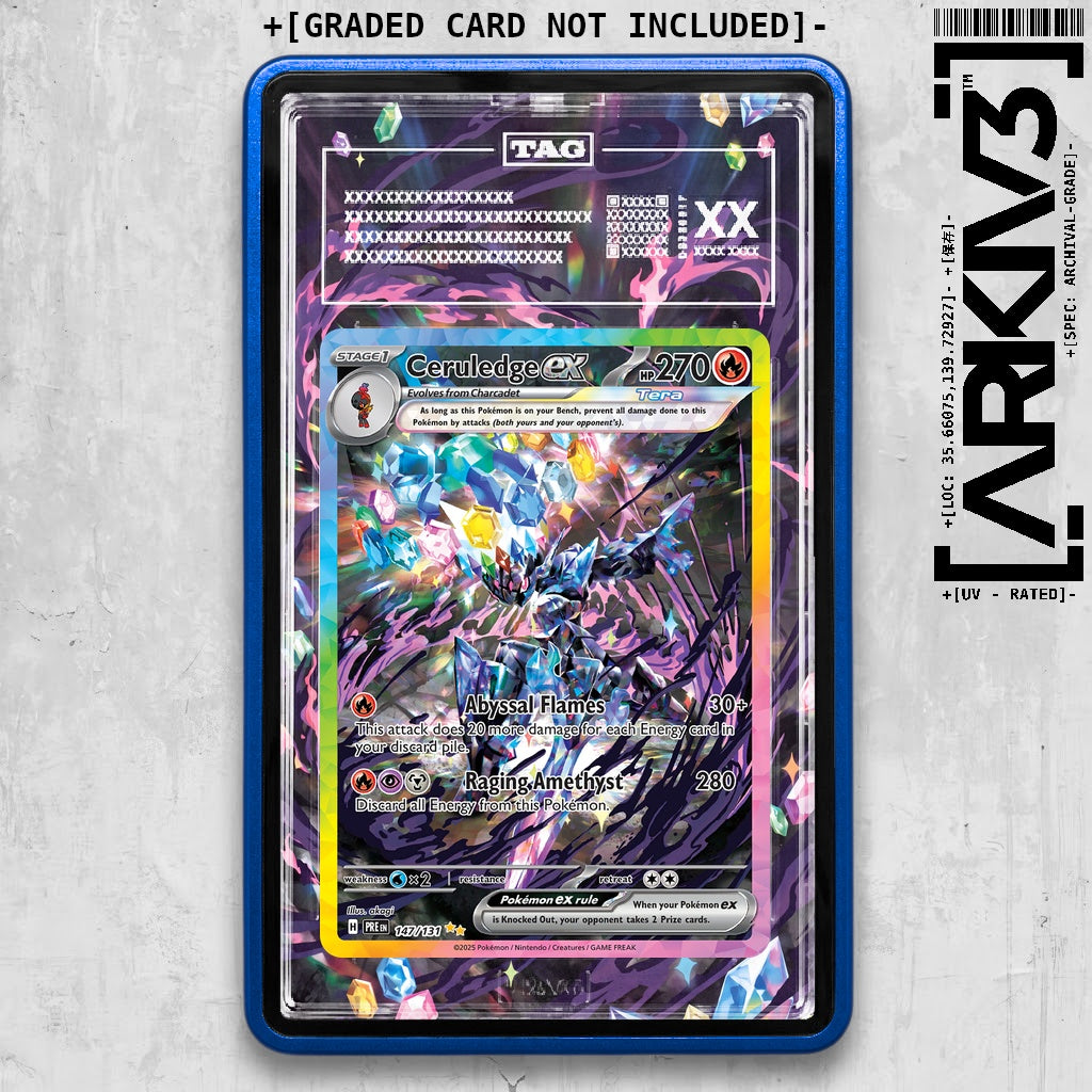 ARKIV3 TAG graded front - Blue