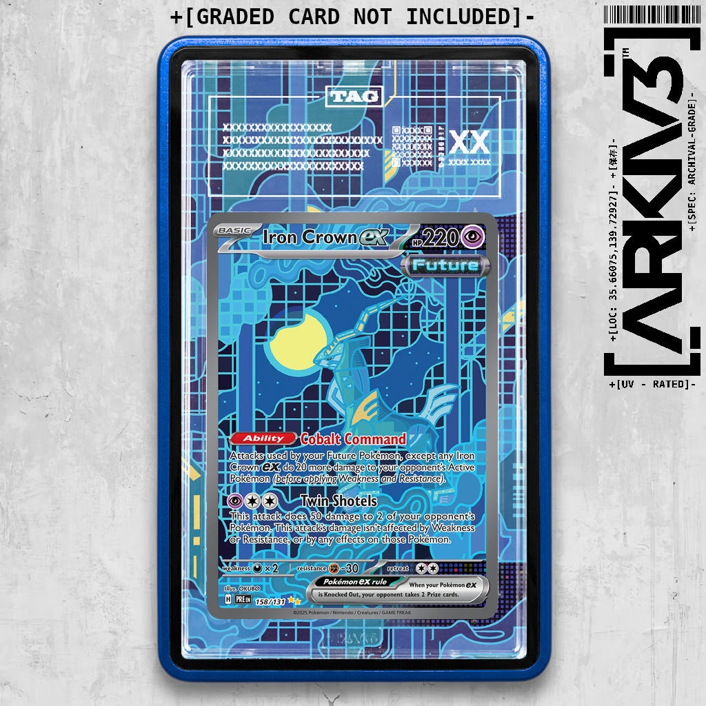 ARKIV3 TAG graded front - Blue