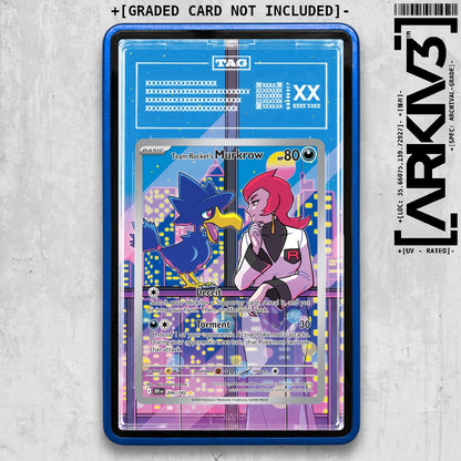ARKIV3 TAG graded front - Blue