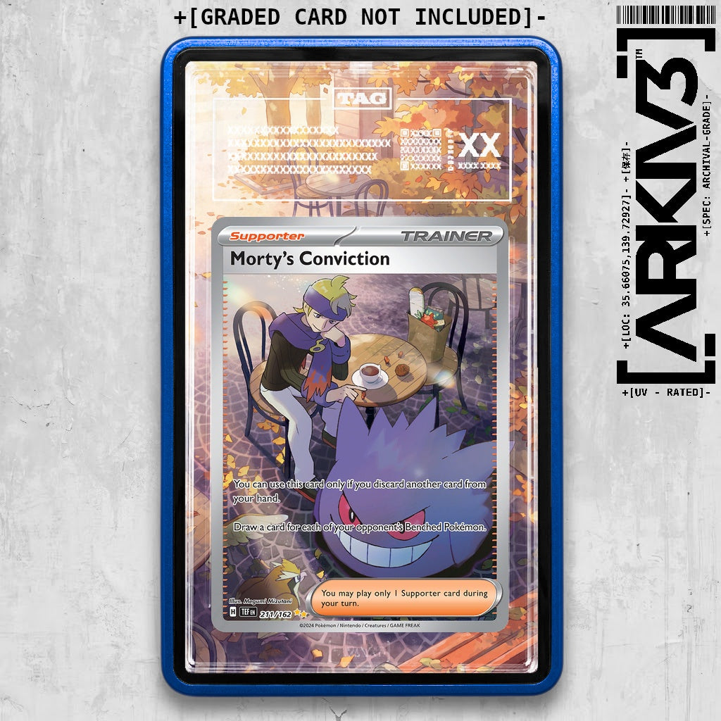 ARKIV3 TAG graded front - Blue