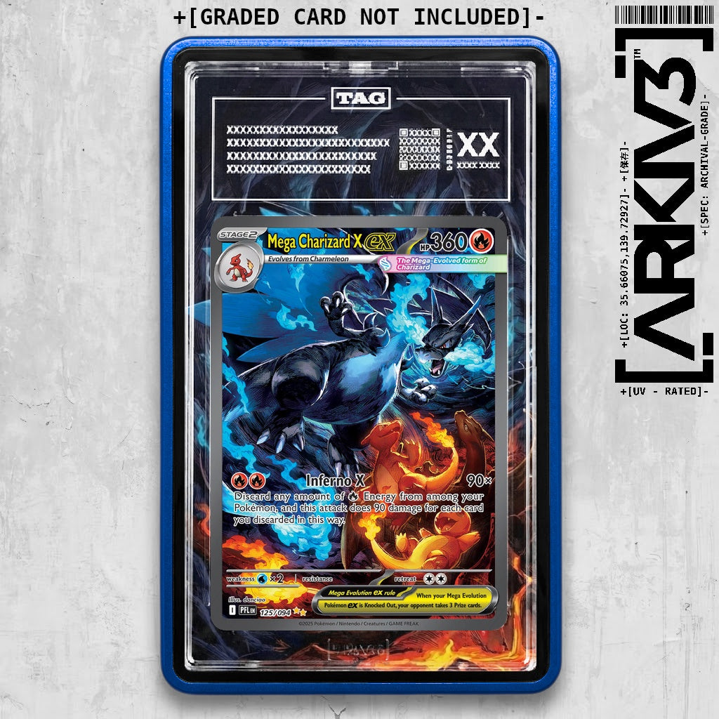 ARKIV3 TAG graded front - Blue