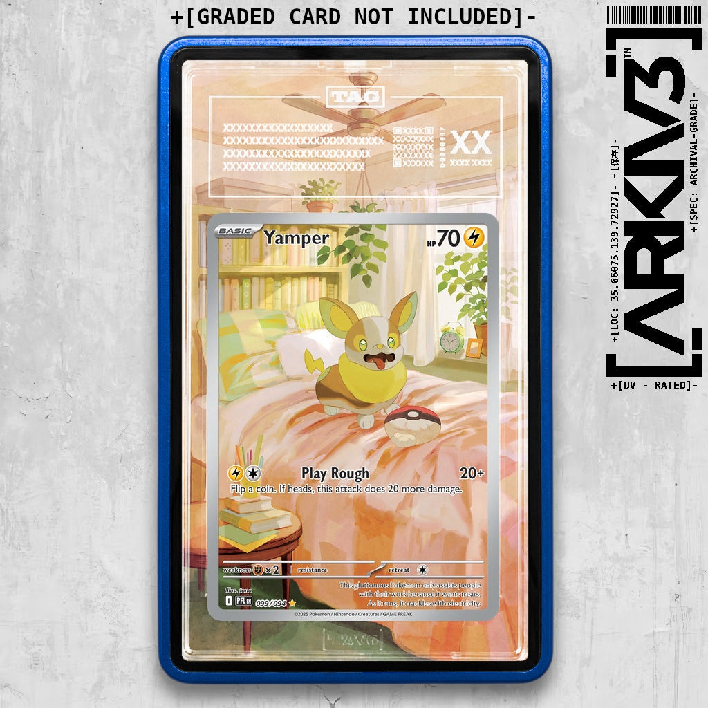ARKIV3 TAG graded front - Blue