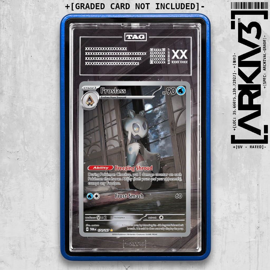 ARKIV3 TAG graded front - Blue