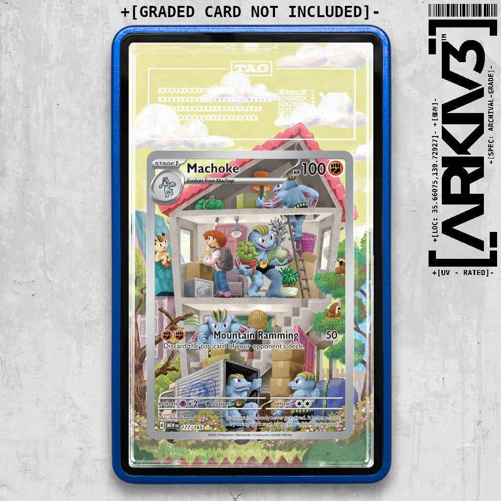 ARKIV3 TAG graded front - Blue
