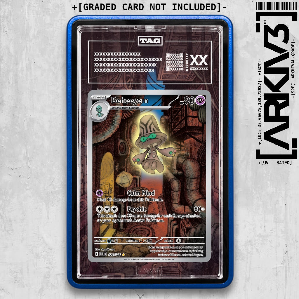 ARKIV3 TAG graded front - Blue