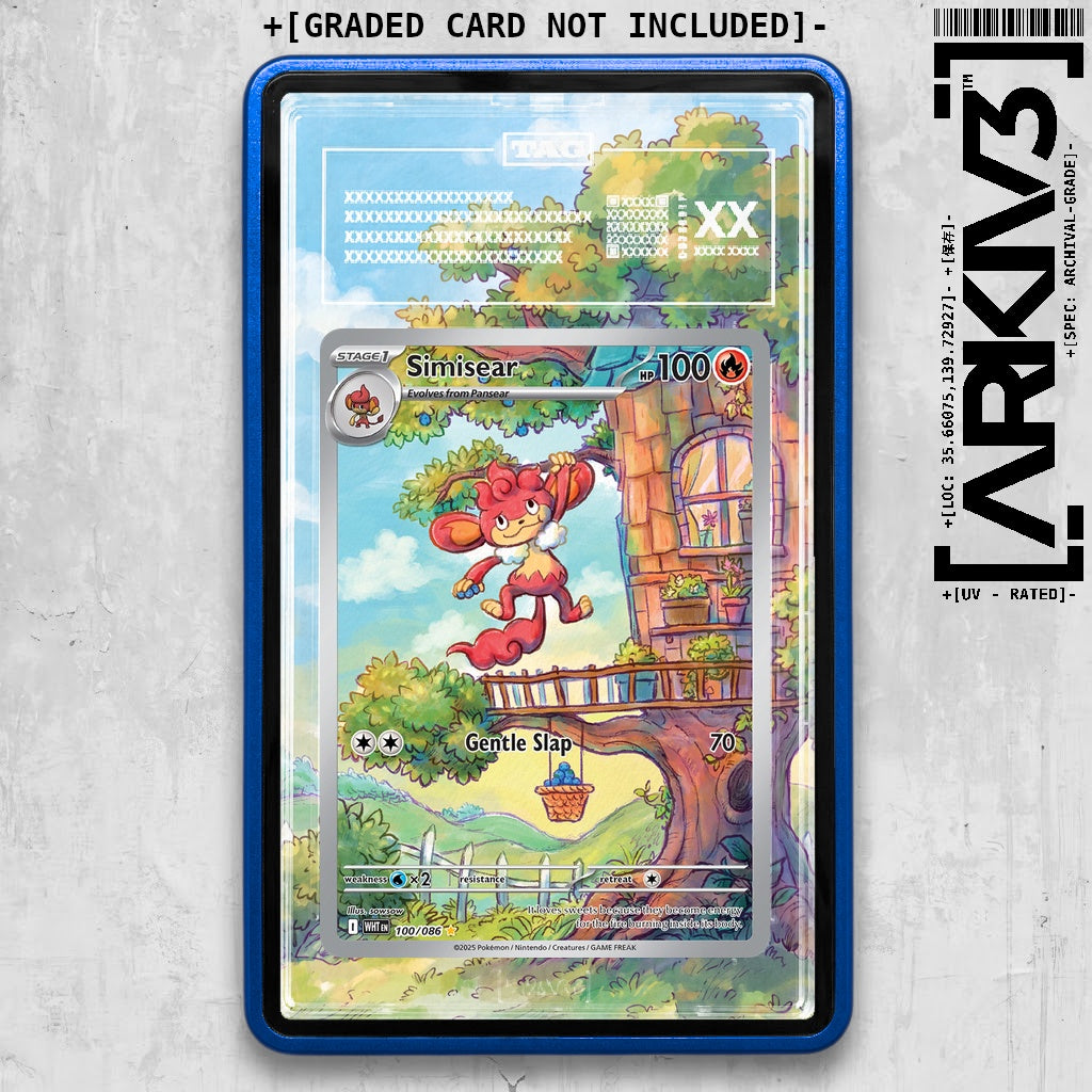 ARKIV3 TAG graded front - Blue
