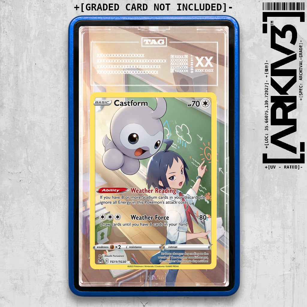 ARKIV3 TAG graded front - Blue