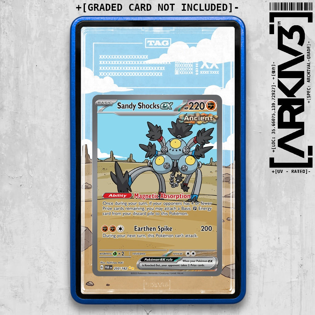 ARKIV3 TAG graded front - Blue