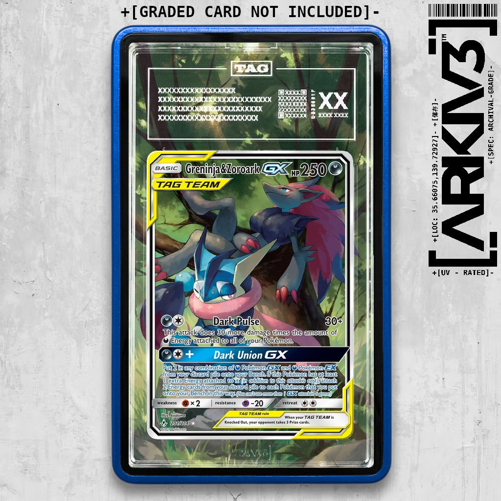 ARKIV3 TAG graded front - Blue