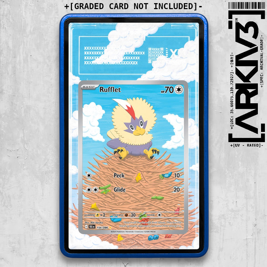 ARKIV3 TAG graded front - Blue