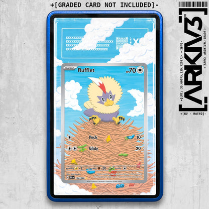 ARKIV3 TAG graded front - Blue