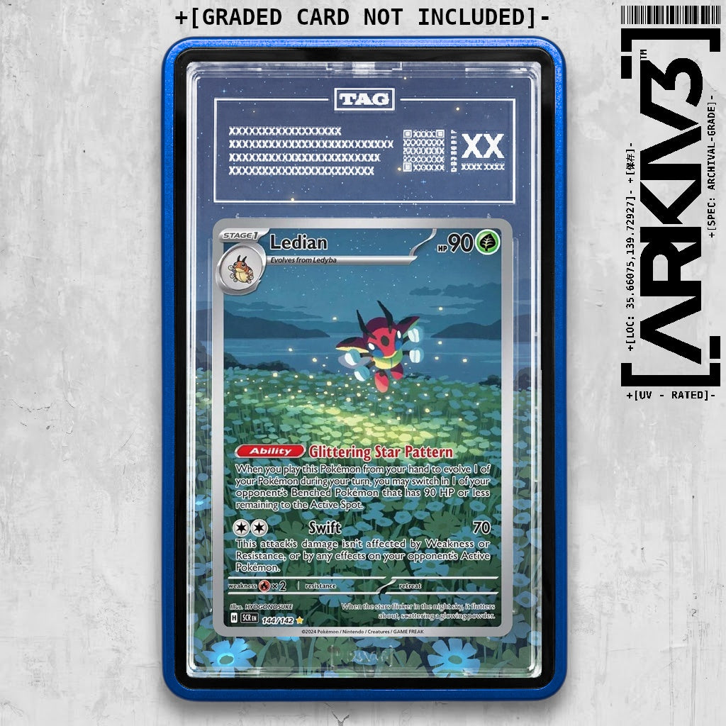 ARKIV3 TAG graded front - Blue