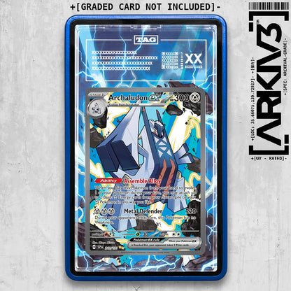 ARKIV3 TAG graded front - Blue