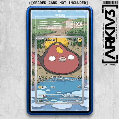 ARKIV3 TAG graded front - Blue
