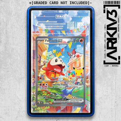 ARKIV3 TAG graded front - Blue