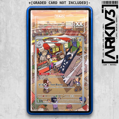 ARKIV3 TAG graded front - Blue