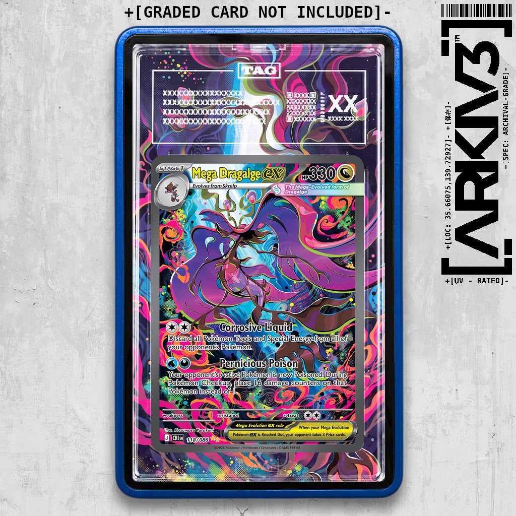 ARKIV3 TAG graded front - Blue